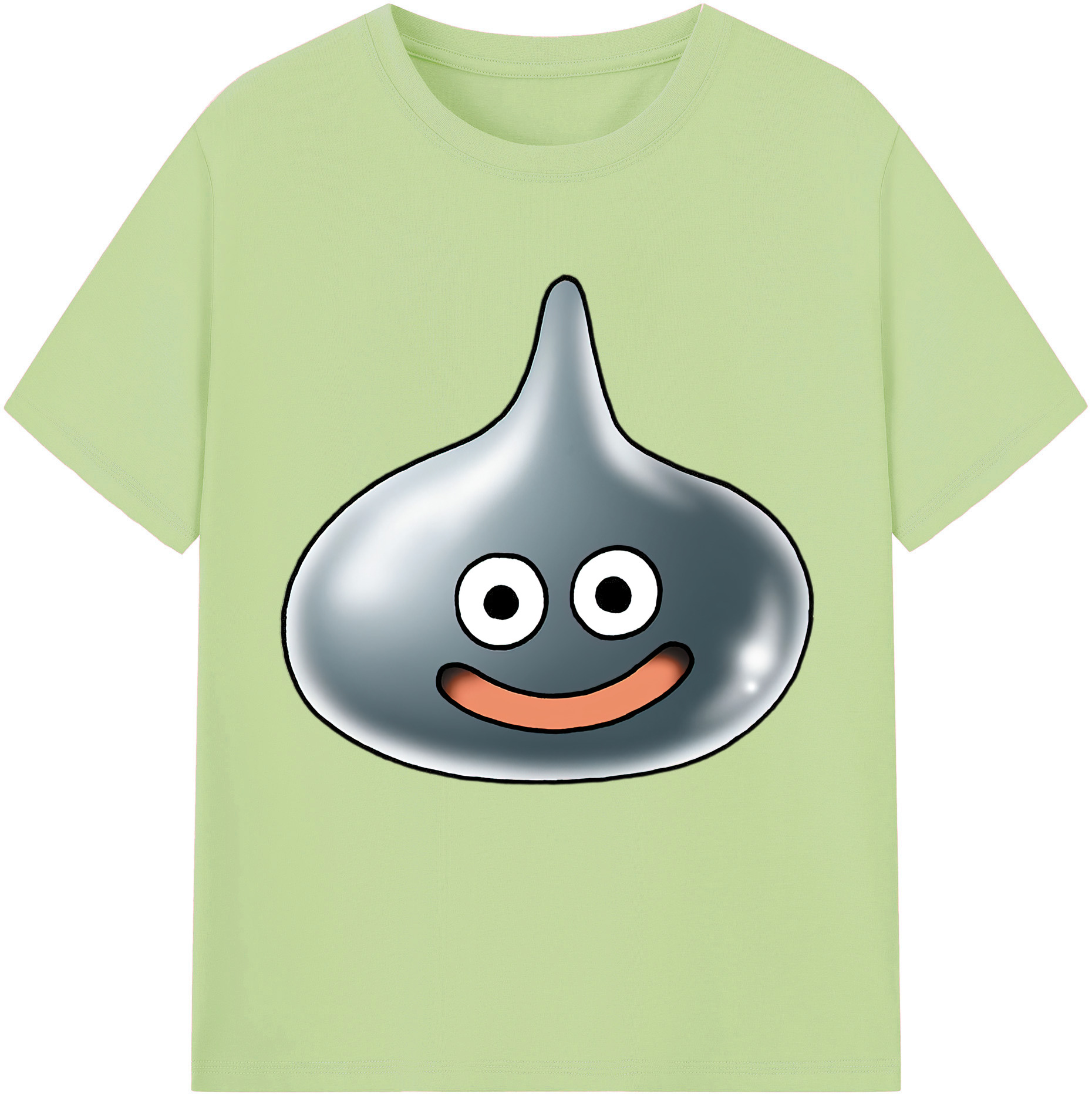 （画像用） ドラゴンクエスト Doragon Kuesuto Dragon Quest 綿100％半袖Tシャツ（フロントプリント）
